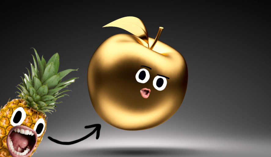 Obrázek zlatého jabka